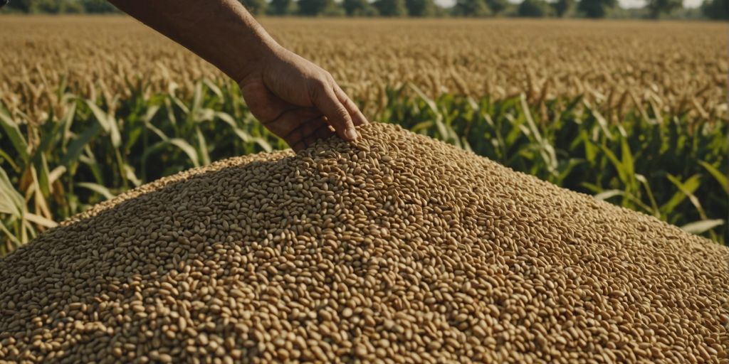 Sesame grains